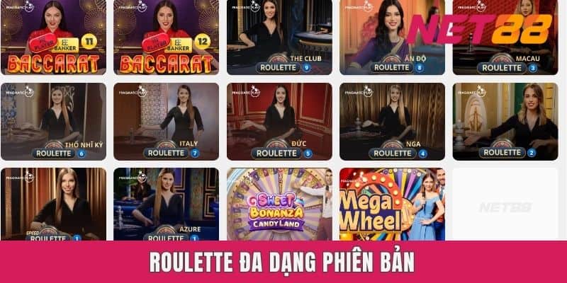 Roulette đa dạng phiên bản